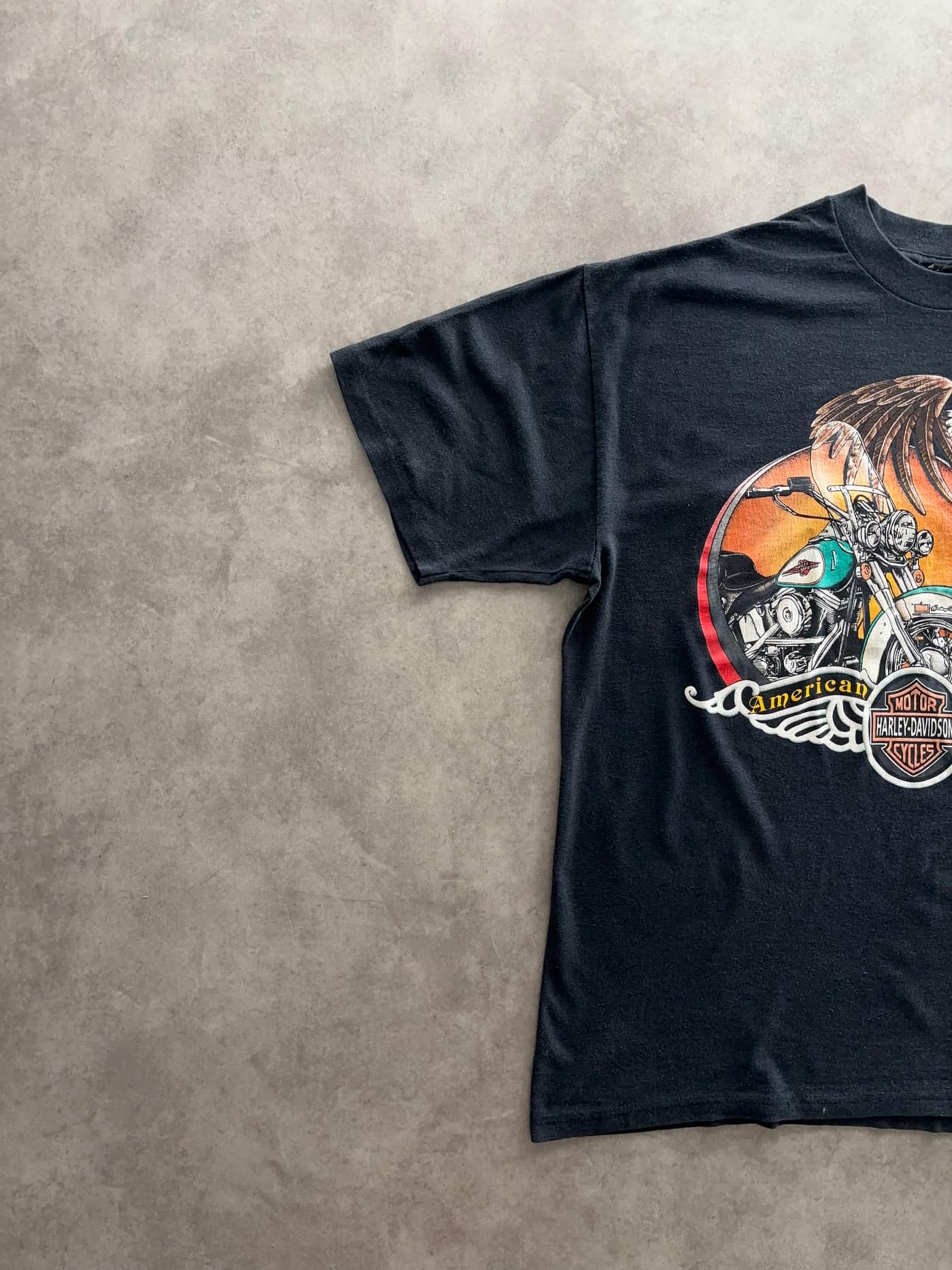 Harley Davidson Vintage T Shirt Single Stitch - vista 2 - Fabricsonder