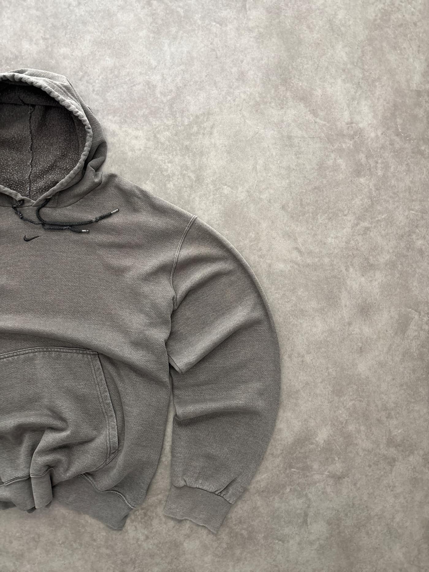 Nike Vintage Nike Hoodie Centre Swoosh Sunfaded - vista 2 - Fabricsonder