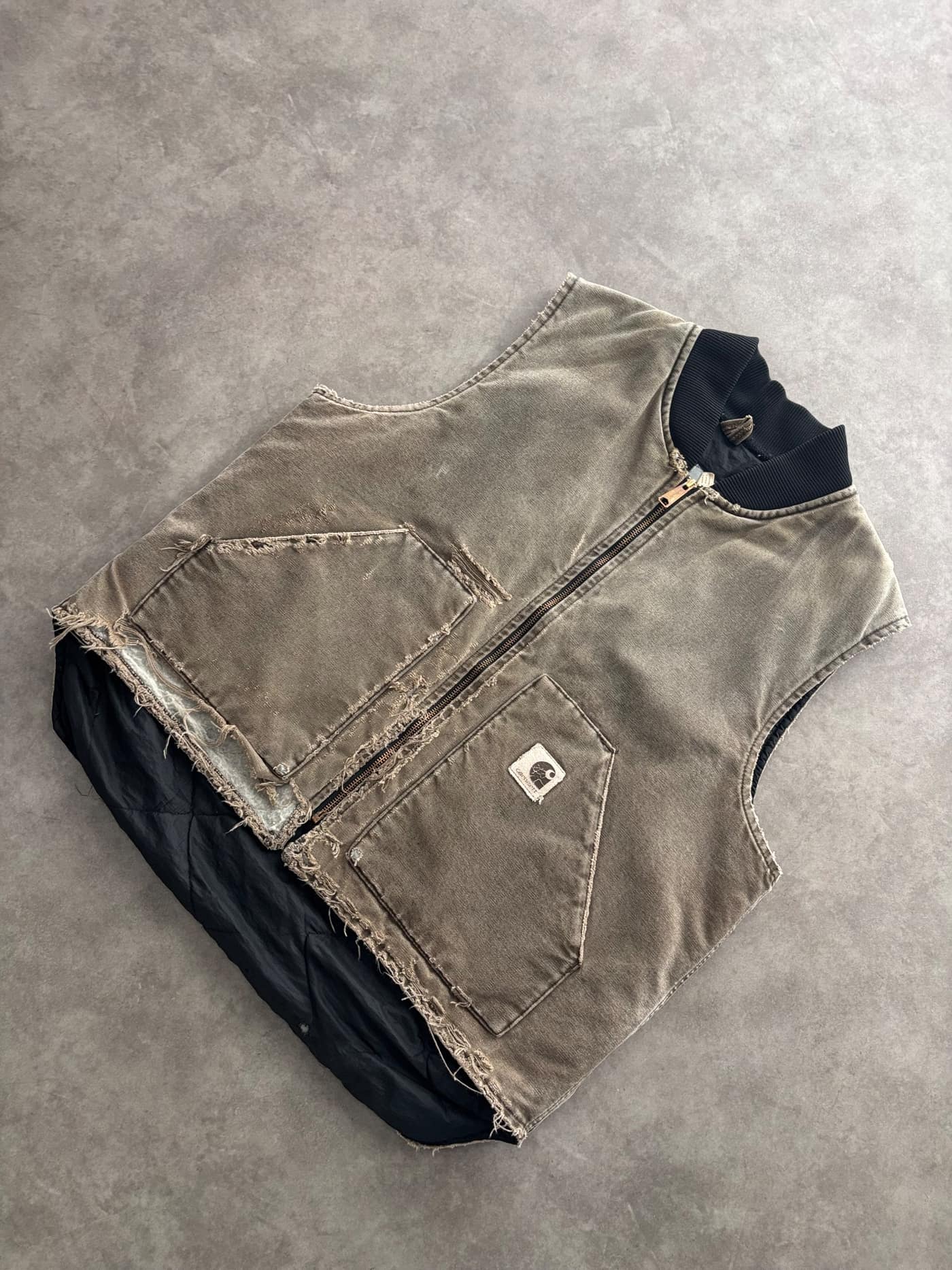 Carhartt Vintage Carhartt Vest Sunfaded - vista 2 - Fabricsonder