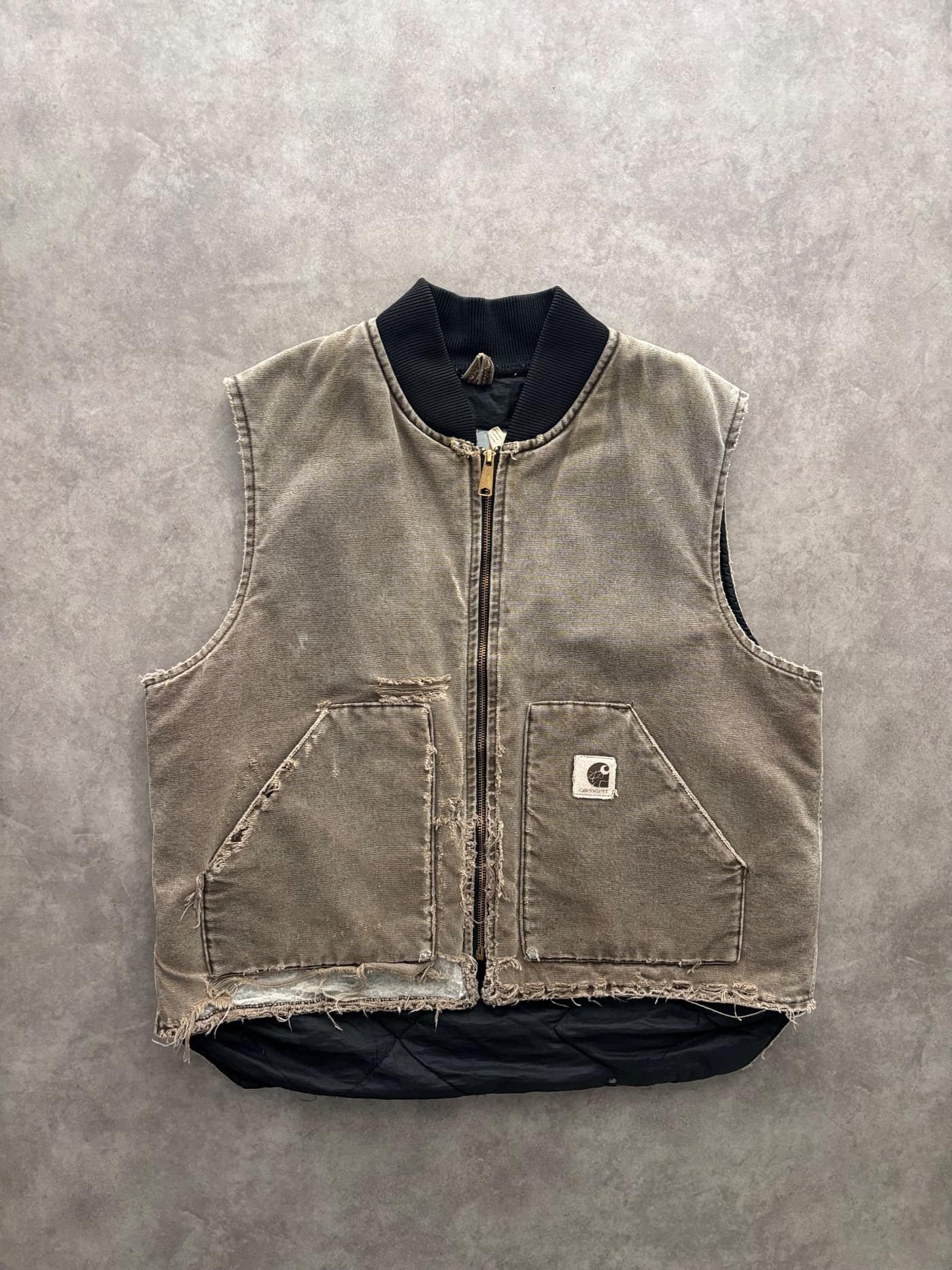Carhartt Vintage Carhartt Vest Sunfaded - Good - Fabricsonder