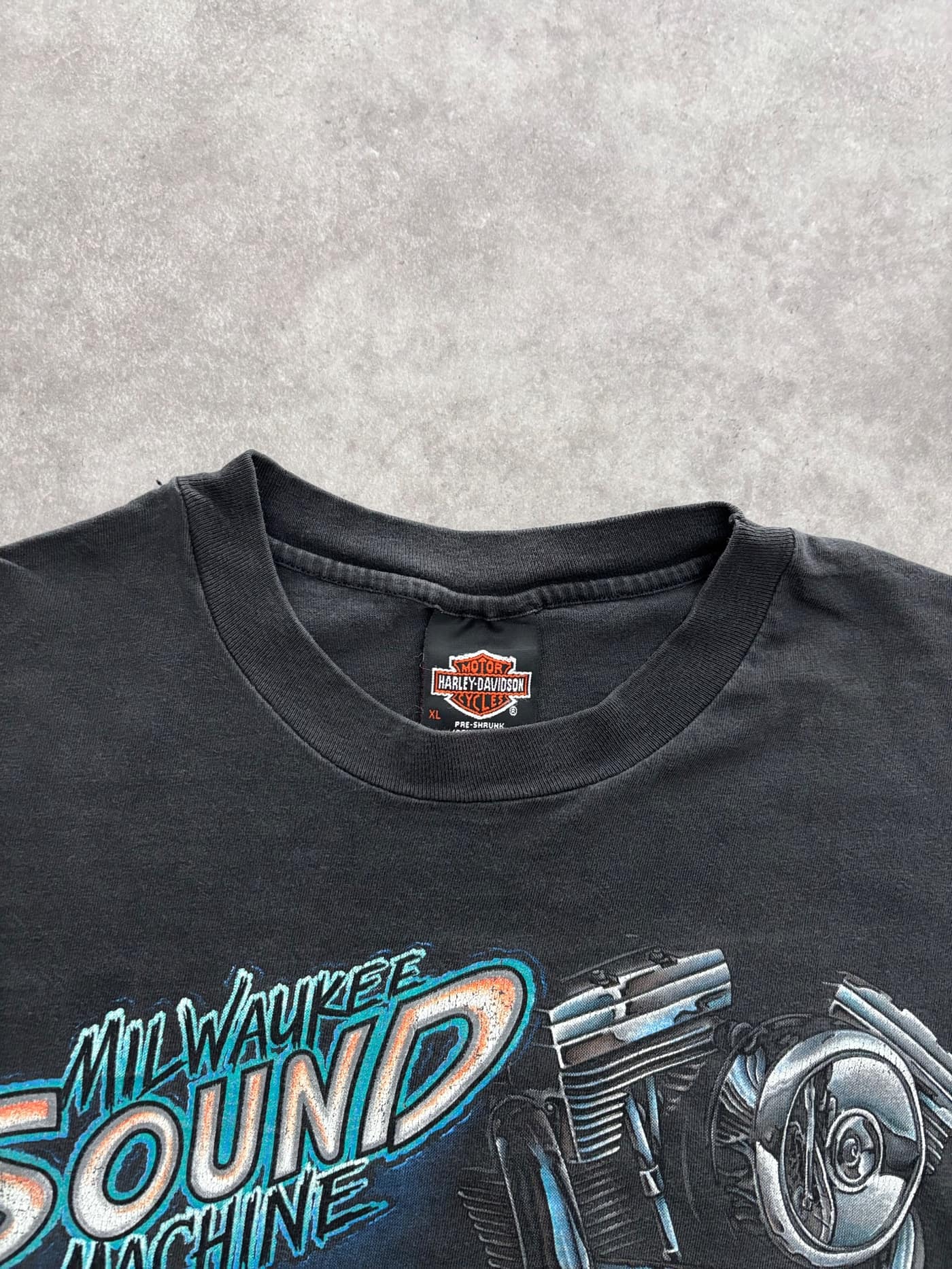 Harley Davidson Vintage Harley Davidson T Shirt Single Stitch 90s Made In Usa - vista 4 - Fabricsonder