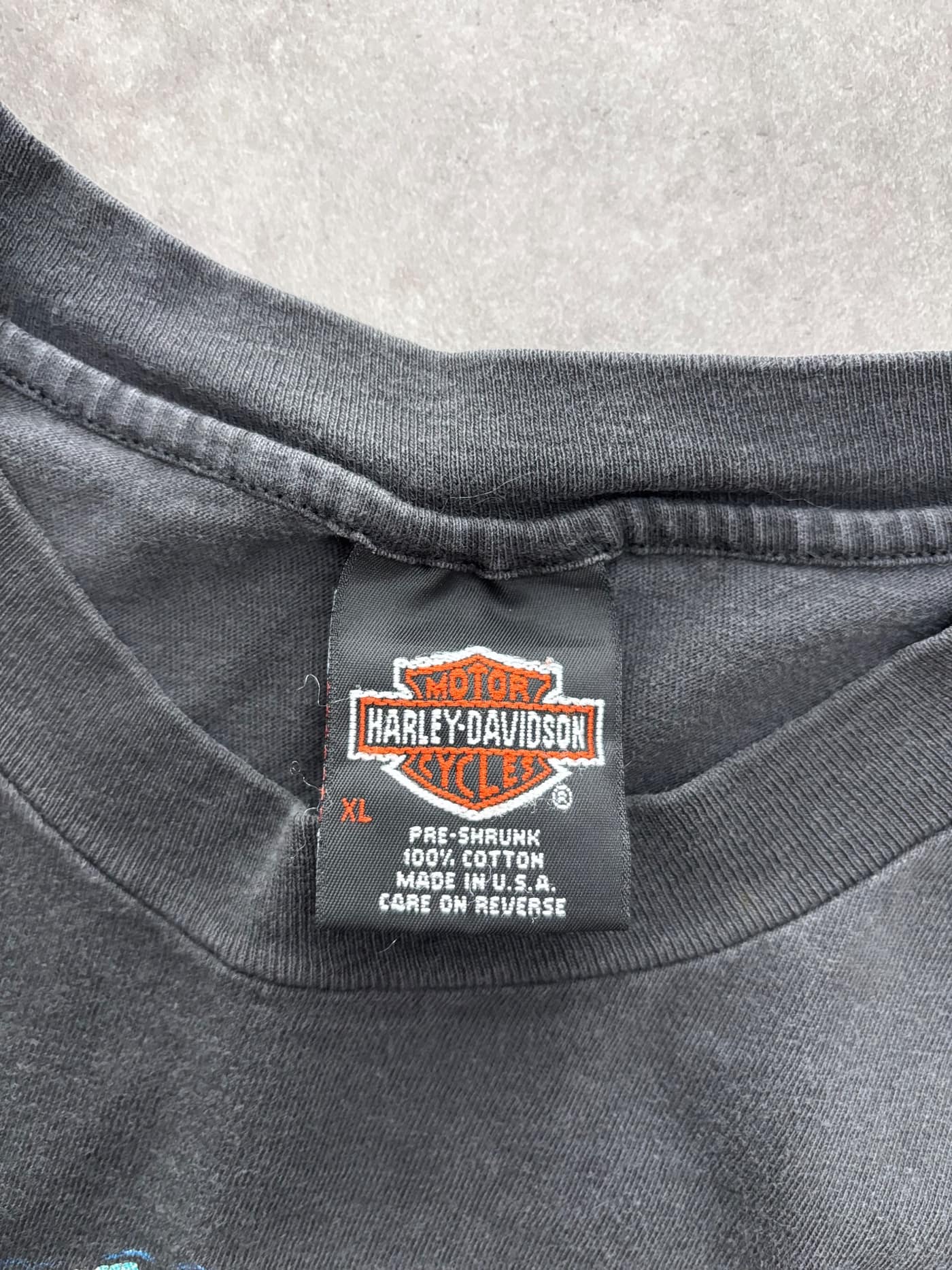Harley Davidson Vintage Harley Davidson T Shirt Single Stitch 90s Made In Usa - vista 5 - Fabricsonder