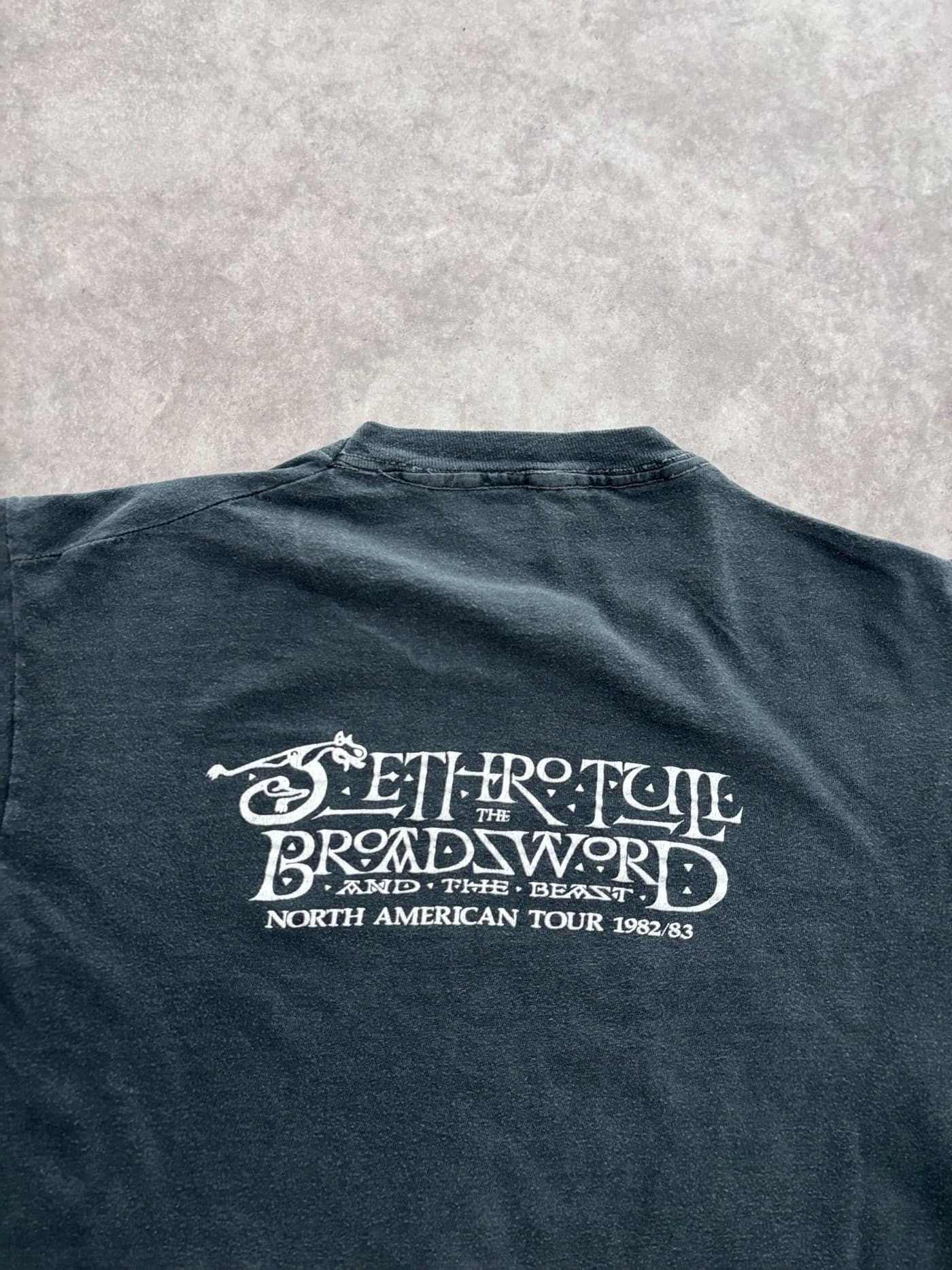 Jethro Tull Merch Vintage Rare Merch T Shirt Single Stitch 1982 - vista 4 - Fabricsonder