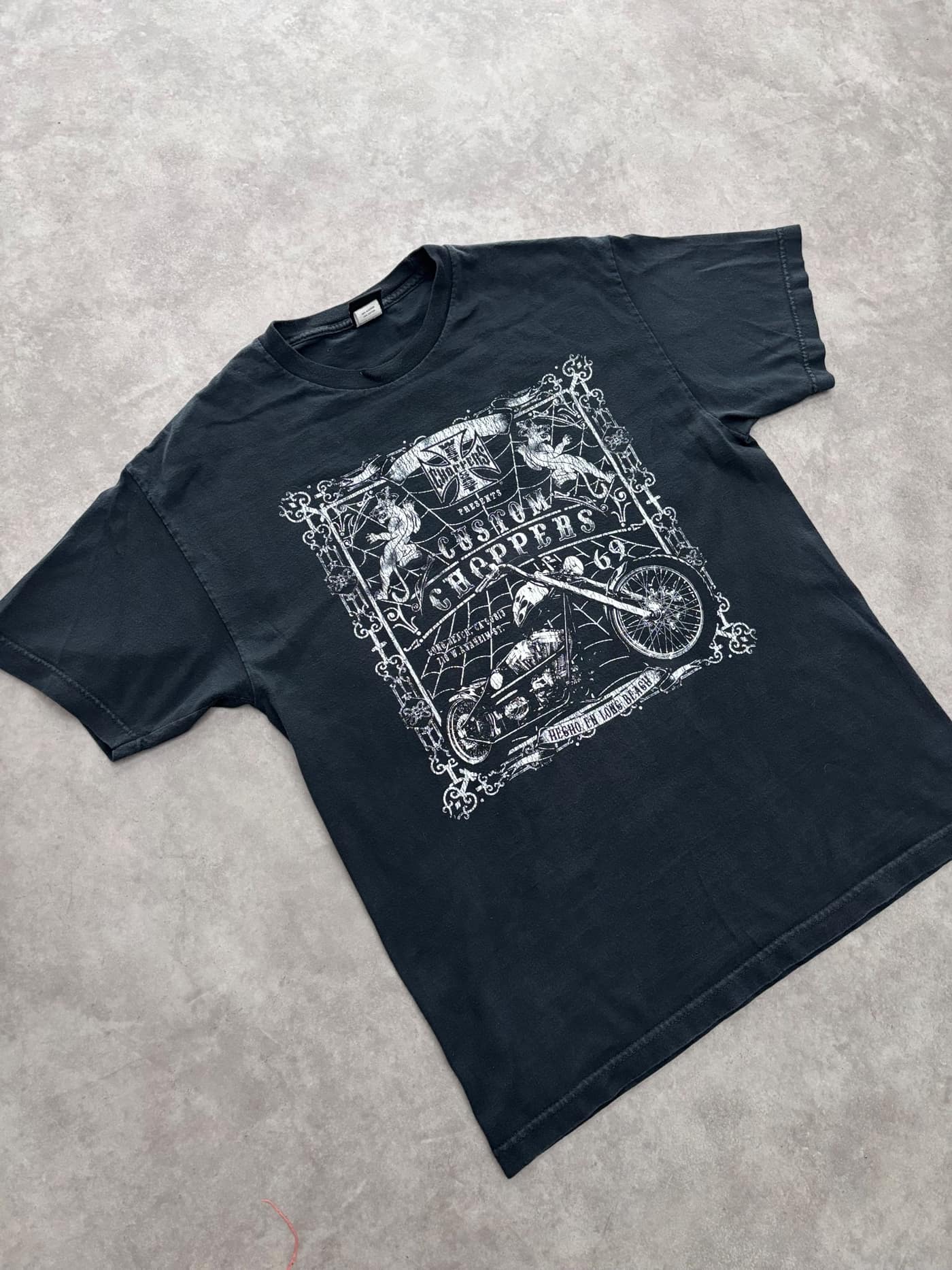 Choppers Vintage West Coast Choppers T Shirt - vista 3 - Fabricsonder