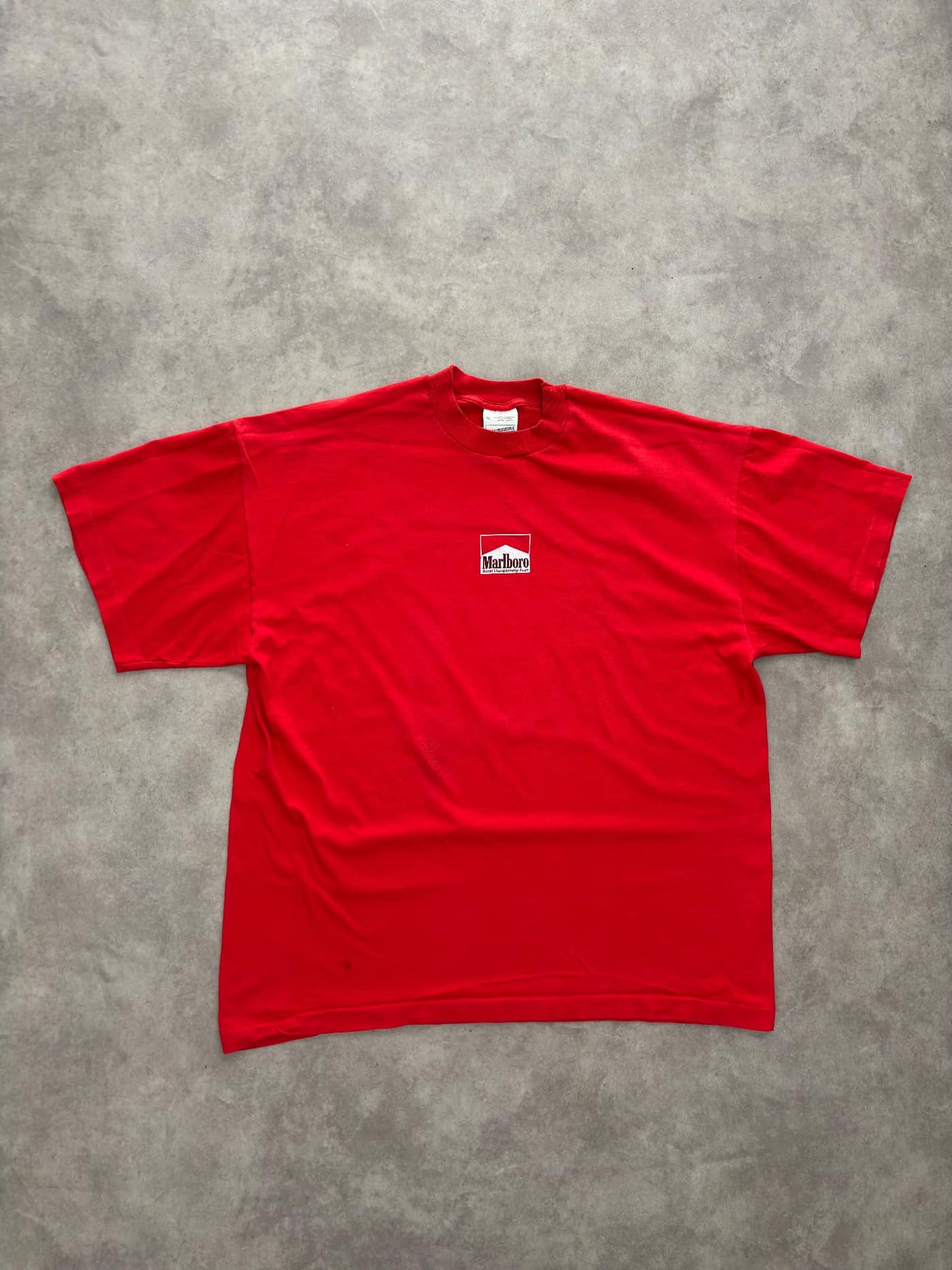 Screen Stars Vintage Marlboro T Shirt Single Stitch - Good - XL - Fabricsonder